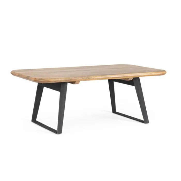 Klubska mizica NASHIK 118X70 Klubska mizica NASHIK 118X70, je narejena iz mangovega lesa ter nogic iz jekla. Material: Mangov les Jeklo Dimenzije: širina: 118cm globina: 70cm višina: