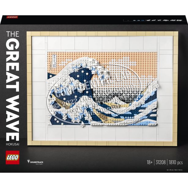 KOCKE LEGO HOKUSAI ' VELIKI VAL KOCKE LEGO HOKUSAI ' VELIKI VAL