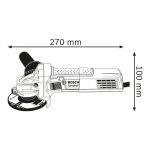KOTNI BRUSILNIK BOSCH GWS 750 S (125 MM) – dodatni pogled 1