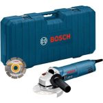 KOTNI BRUSILNIK BOSCH PROFESSIONAL GWS 1400 + DIAMANTNA REZ. PLOŠČA – plosca