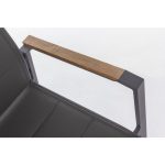 KOVINSKI STOL BIZZOTTO KUBIK CHARCOAL SJ61 – dodatni pogled 4
