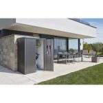 KOVINSKI ZABOJ BIOHORT 132X87X181 CM OMARICA ROMEO LHIGH TEM.SIVA – dodatni pogled 6