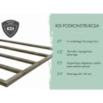 LESENA VRTNA HIŠKA KARIBU PLUTO 1 A BARVA LESA+ ANTRACIT KOVINA – hiska