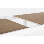 Miza ELIAS 200-300X95 bela – dodatni pogled 6