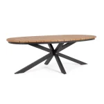 Miza ZELMAR 218X115 antracit, sodobna zunanja miza z elegantnim aluminijastim okvirjem. Prašno barvan auliminij zagotavlja dolgo življenjsko dobo. Medtem, ko
