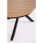 Miza ZELMAR 218X115 antracit, sodobna zunanja miza z elegantnim aluminijastim okvirjem. Prašno barvan auliminij zagotavlja dolgo življenjsko dobo. Medtem, ko