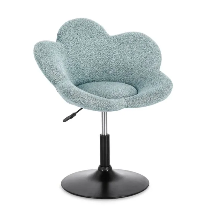 Nastavljiv fotelj FLEUR aquamarin Nastavljiv fotelj FLEUR aquamarin, eleganten fotelj z moderno zasnovo in kakovostno izdelavo. Konstrukcija je izdelana iz kromiranega jekla, ki zagotavlja