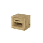 Nočna omarica ARTUR artisan je moderna a hkrati elegantna nočna omarica, bele barve. Primerna je za vsako spalnico. Omarica je funkcionalan in priročna.