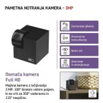 PAMETNA KAMERA EMOS GOSMART VRTLJIVA IP-110 CUBE – dodatni pogled 1