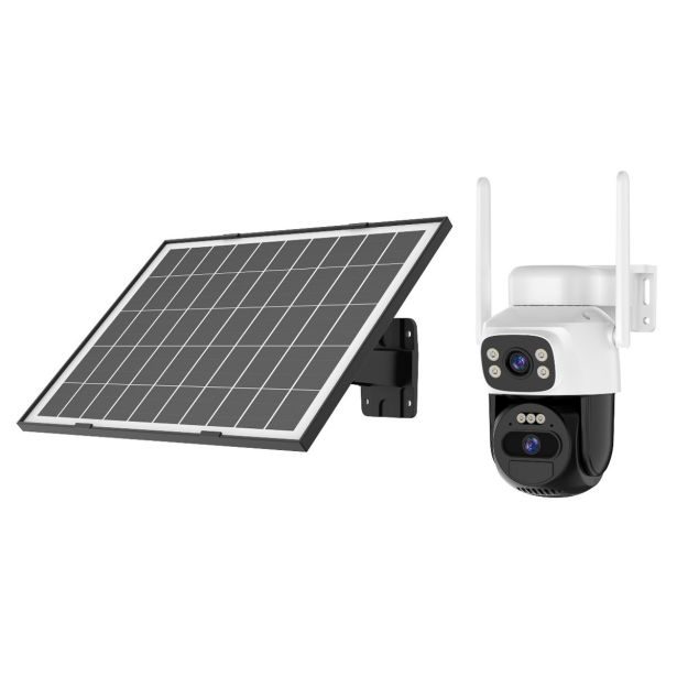 PAMETNA KAMERA ROBAXO RC622CBD DUAL 3MP S SOLARNIM PANELOM PAMETNA KAMERA ROBAXO RC622CBD DUAL 3MP S SOLARNIM PANELOM