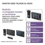 PAMETNI VIDEO DOMOFON EMOS GOSMART SET 7 IP-750A, WIFI – dodatni pogled 4