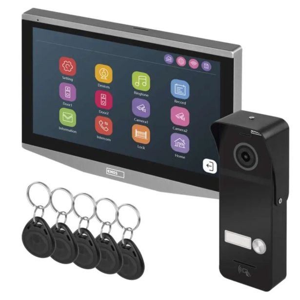 PAMETNI VIDEO DOMOFON EMOS GOSMART SET 7 IP-750A, WIFI PAMETNI VIDEO DOMOFON EMOS GOSMART SET 7 IP-750A, WIFI