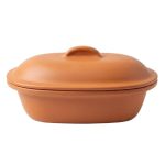 PEKAČ / MODEL ZA PEKO 37X21 CM KERAMIČNI S POKROVOM PR001OT37