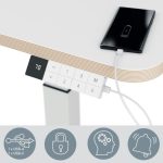 PISALNA DVIŽNA MIZA LEITZ COSY-WOW ERGO 80X60CM BELA ELEKTRIČNA – dvizna elektricna