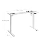 PISALNA MIZA SONGMICS SIT&STAND OKVIR ZA MIZO ELEKTRIČEN BEL – sitstand elektricen
