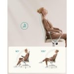 PISALNI STOL SONGMICS OBN034K01 ERGONOMSKI BEŽ – bez