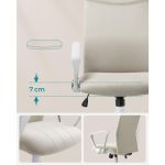 PISALNI STOL SONGMICS OBN034K01 ERGONOMSKI BEŽ – bez