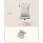PISALNI STOL SONGMICS OBN034K01 ERGONOMSKI BEŽ – bez