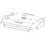 PODVGRADNA KUHINJSKA NAPA FABER 2740 PB SRM X A60-INOX – dodatni pogled 1