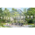 POLIKARBONATNI RASTLINJAK VITAVIA PALMA 3250 HKP 6 MM, ELOKSIRANO ALUMINIJ – dodatni pogled 3
