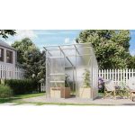 POLIKARBONATNI RASTLINJAK VITAVIA PALMA 4450 HKP 6 MM,BARVA ELOKSIRANO ALUMINIJ – dodatni pogled 2