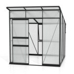 POLIKARBONATNI RASTLINJAK VITAVIA PALMA 4450 HKP 6 MM, ČRNA – crna