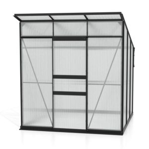 POLIKARBONATNI RASTLINJAK VITAVIA PALMA 4450 HKP 6 MM, ČRNA