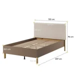 Postelja LENI 120 x 200 – dodatni pogled 6