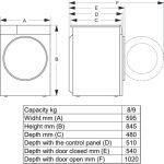 PRALNO-SUŠILNI STROJ HISENSE WD3S8043BW3 – susilni