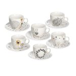 SET SKODELIC IN LONČKOV TOGNANA 6 DELNI IRIS GOLDY 200 ML