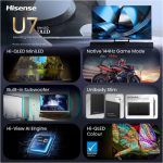 TELEVIZOR HISENSE 75U7SE MINILED – dodatni pogled 2