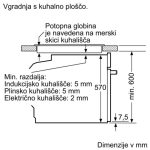 VGRADNA PEČICA BOSCH HBG539EB3 – pecica