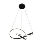 VISEČA SVETILKA MILAGRO CAPPIO ČRNA 36W LED ML6771