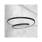 VISEČA SVETILKA MILAGRO LUCERO ČRNA 48W LED ML7948 – viseca crna