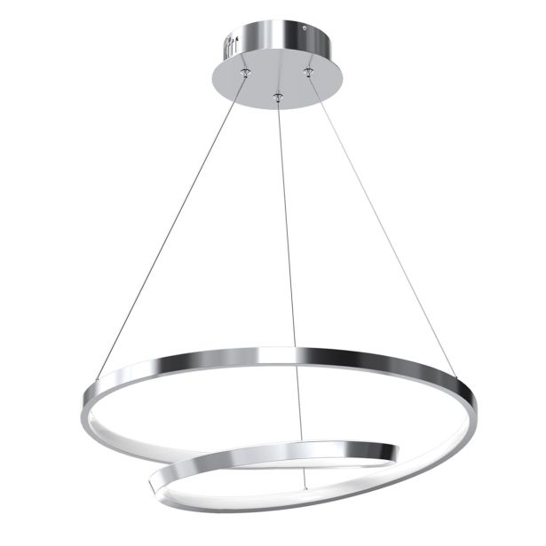 VISEČA SVETILKA MILAGRO LUCERO KROM 48W LED ML7949 VISEČA SVETILKA MILAGRO LUCERO KROM 48W LED ML7949