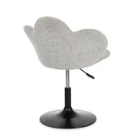 Nastavljiv fotelj FLEUR temno bež, eleganten fotelj z moderno zasnovo in kakovostno izdelavo. Konstrukcija je izdelana iz kromiranega jekla, ki zagotavlja