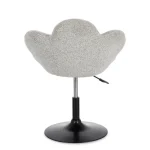 Nastavljiv fotelj FLEUR temno bež, eleganten fotelj z moderno zasnovo in kakovostno izdelavo. Konstrukcija je izdelana iz kromiranega jekla, ki zagotavlja