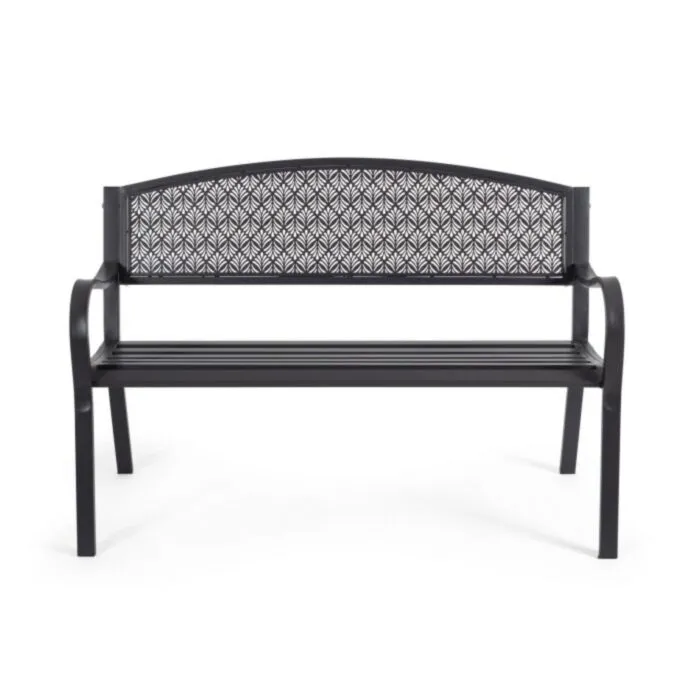 Vrtna klop LIZETTE antracit Vrtna klop LIZETTE antracit je narejena iz jekla z mat končno oblogo. Material: - Jeklo Barva: - Antracit Dimenzije: širina: 123cm globina: 55cm višina: