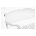 Vrtna klop LIZETTE bela je narejena iz jekla z mat končno oblogo. Material: - Jeklo Barva: - Bela Dimenzije: širina: 123cm globina: 55cm višina: 84cm