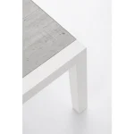 Vrtna mizica KLEDI 120x70 bela ima aluminjasti okvir, prašno barvana (poliester) ter vsebuje zgornjo keramiko. Prednost prašno barvanega aluminijastega