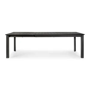 Vrtna miza KONNOR 160-240X100, v antracit barvi. Je raztegljiva iz 160 cm na 240 cm. Okvir mize je iz aluminija, ki je prašno barvan. Barva: antracit