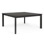 Vrtna miza KONNOR 160X110/160, v antracit barvi. Se raztegne po širini iz 110 cm na 160 cm. Okvir mize je iz aluminija, ki je prašno barvan. Barva: antracit