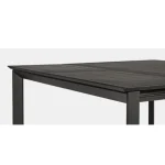 Vrtna miza KONNOR 160X110/160, v antracit barvi. Se raztegne po širini iz 110 cm na 160 cm. Okvir mize je iz aluminija, ki je prašno barvan. Barva: antracit