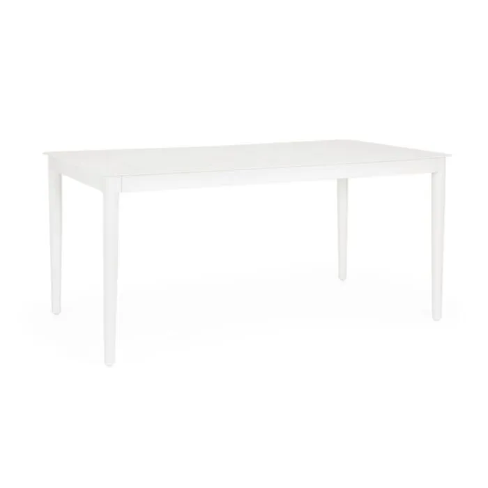 Vrtna miza NEBULA 160X90 bela Vrtna miza NEBULA 160X90 bela, izdelek ima trpežno aluminijasto konstrukcijo, prašno barvano s poliestrskim premazom, ki zagotavlja odlično odpornost proti