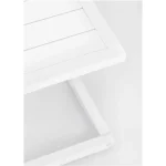 Vrtna mizica HILDE 40x40 bela je narejena iz aluminija in je prašno barvana (poliester). Material: - Aluminij Barva: - Bela Dimenzije: - Širina: 40 cm -