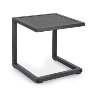 Vrtna klubska mizica HILDE 40 x 40 antracit je narejena iz aluminija in je prašno barvana (poliester). Material: - Aluminij Barva: - Antracit Dimenzije: -
