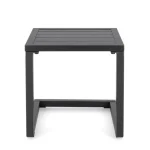 Vrtna klubska mizica HILDE 40 x 40 antracit je narejena iz aluminija in je prašno barvana (poliester). Material: - Aluminij Barva: - Antracit Dimenzije: -