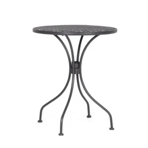 Vrtna mizica LIZETTE D60 antracit je narejena iz jekla z mat zaključkom. Material: - Jeklo Barve: - Antracit Dimenzije: FI: 60 cm višina: 71 cm
