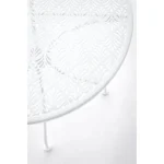 Vrtna mizica LIZETTE D60 bela je narejena iz jekla z mat zaključkom. Material: - Jeklo Barva: - Bela Dimenzije: FI: 60 cm višina: 71 cm Stoli niso vključeni