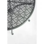 Vrtna mizica LIZETTE D60 temno olivna je narejena iz jekla z mat zaključkom. Material: - Jeklo Barva: - Temno olivna Dimenzije: FI: Ø60 cm višina: 71 cm